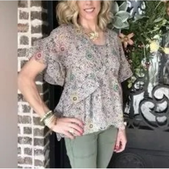 GUC cabi poet blouse twin set #5344 - Picture 2 of 8